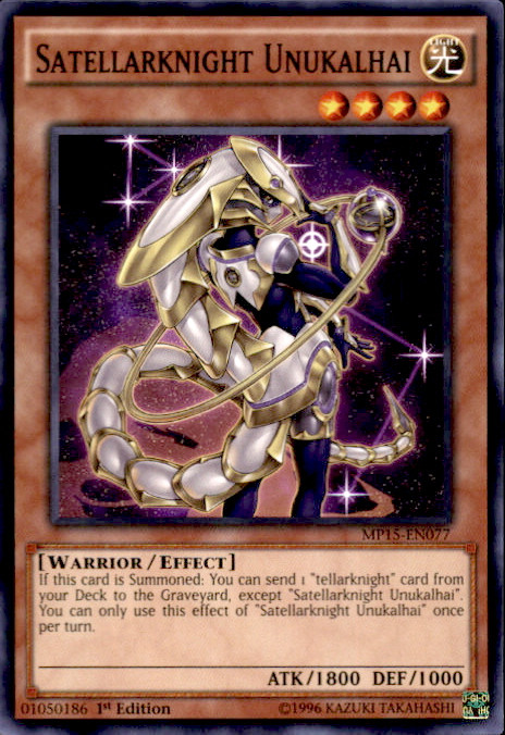 Yu-Gi-Oh! Sammelkarte Satellarknight Vega – MP15-EN076, Mega Pack 2015, 1st Edition, Common