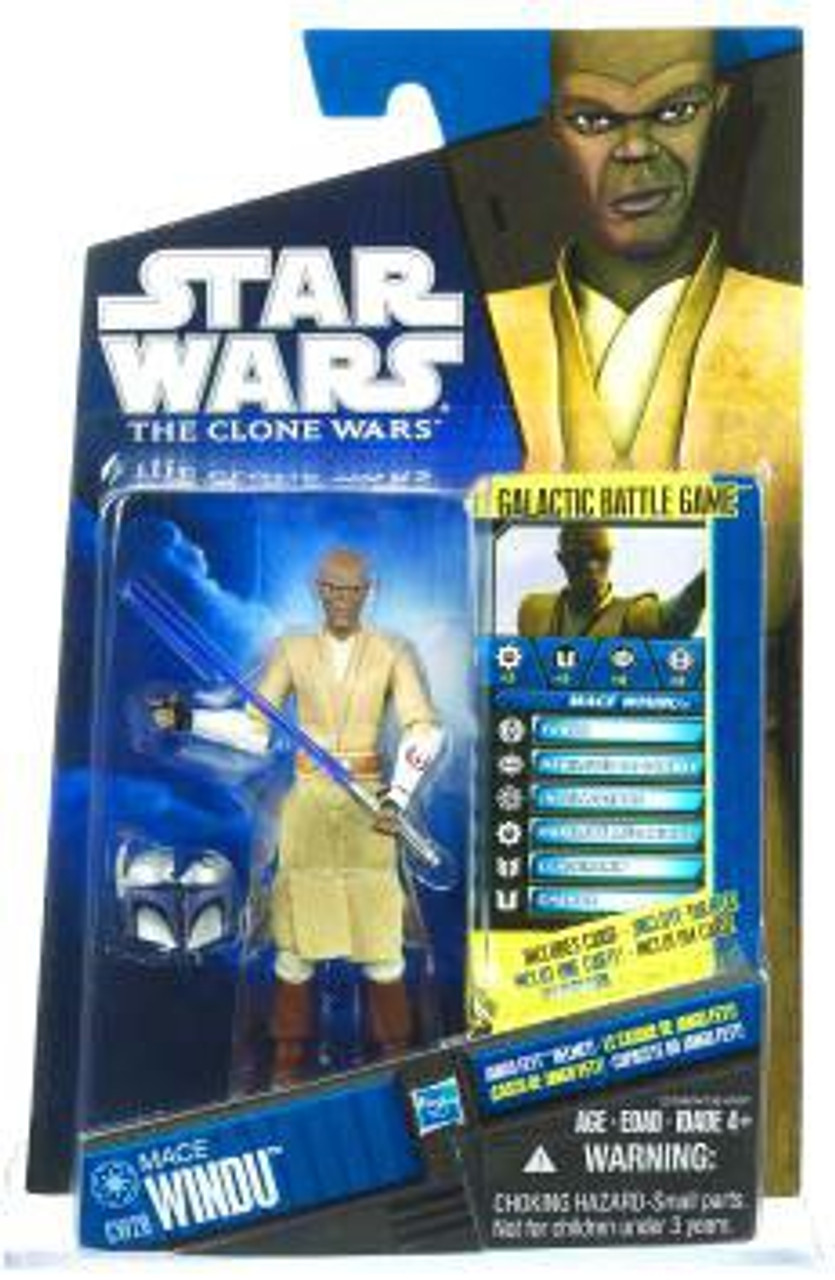 Star Wars The Clone Wars Clone Wars 2010 Mace Windu Action Figure CW20
