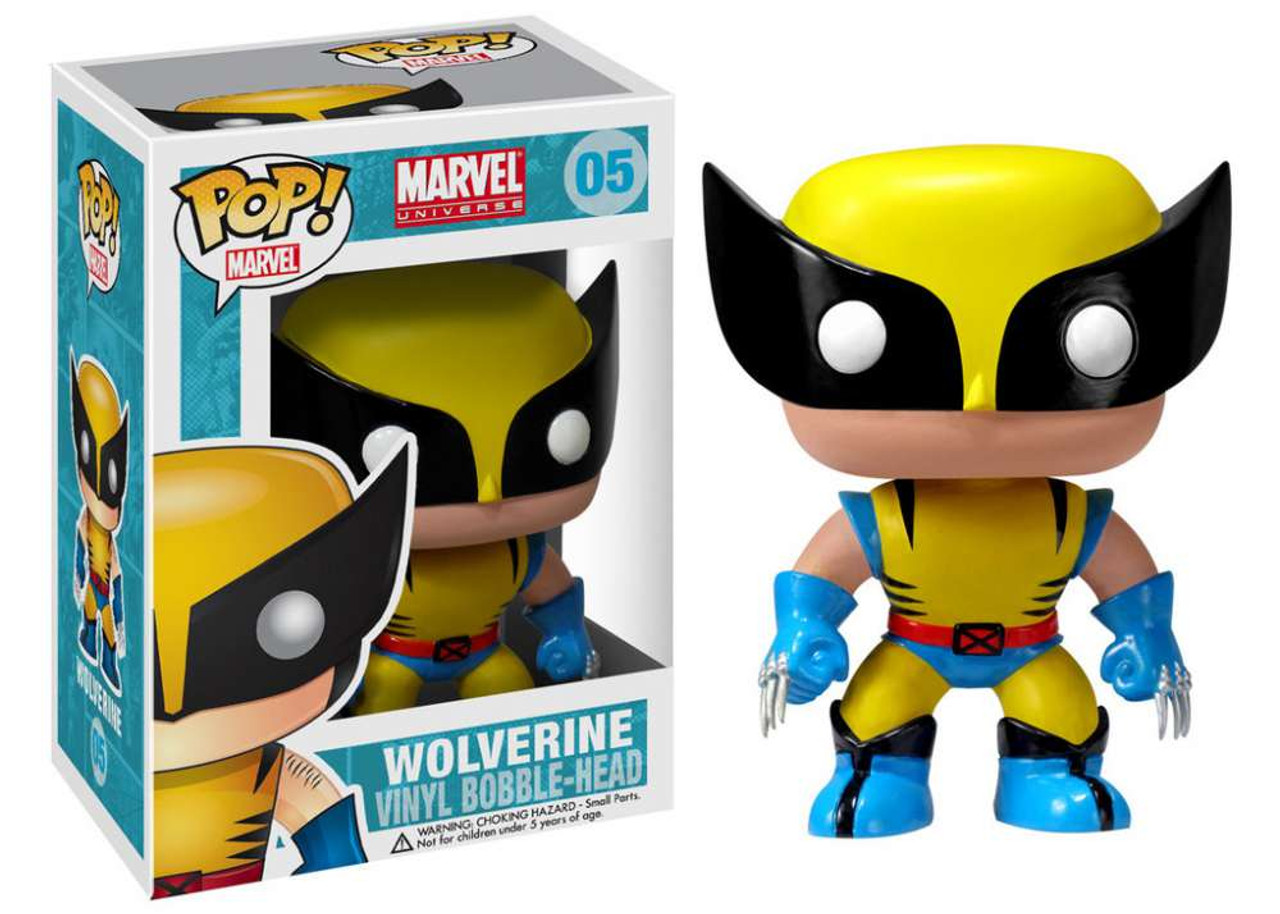 Funko Marvel Universe Funko POP Marvel Wolverine Vinyl Bobble Head 05 ...