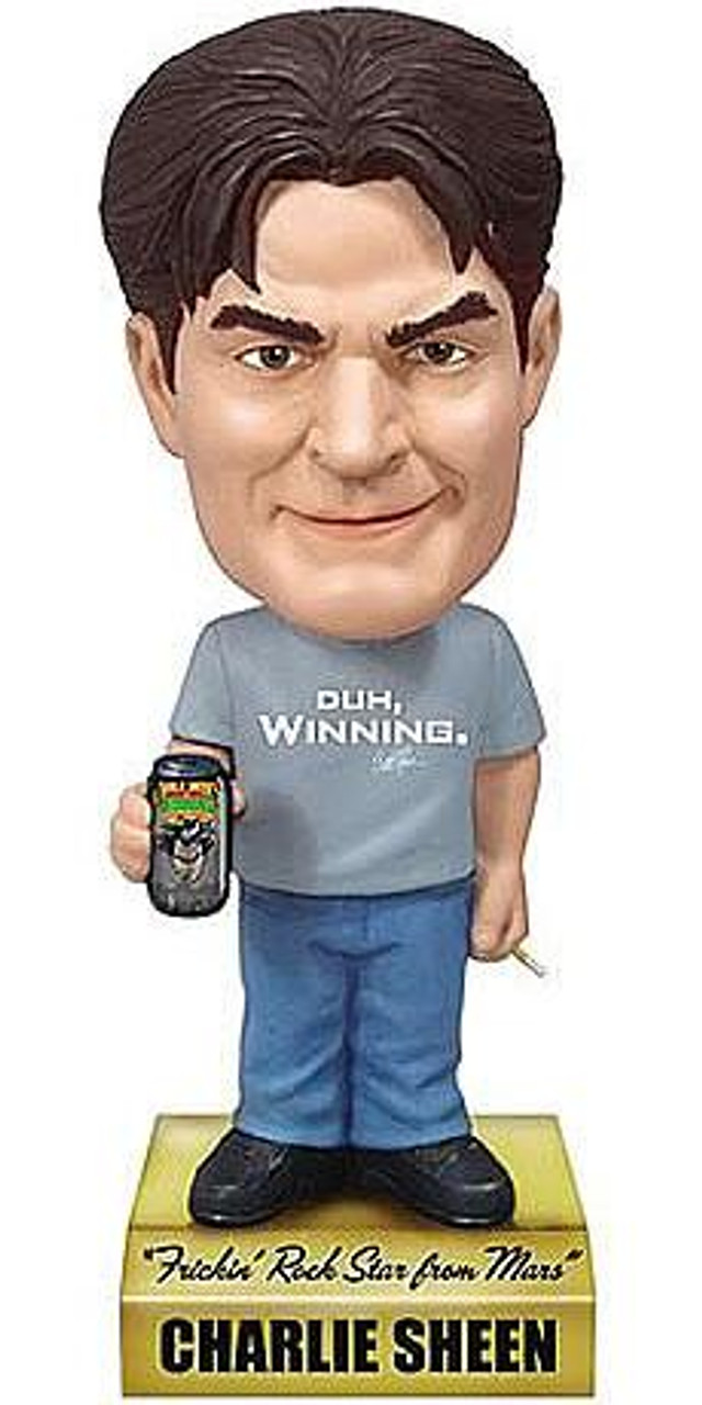 Funko Wacky Wobbler Charlie Sheen Talking Bobble Head