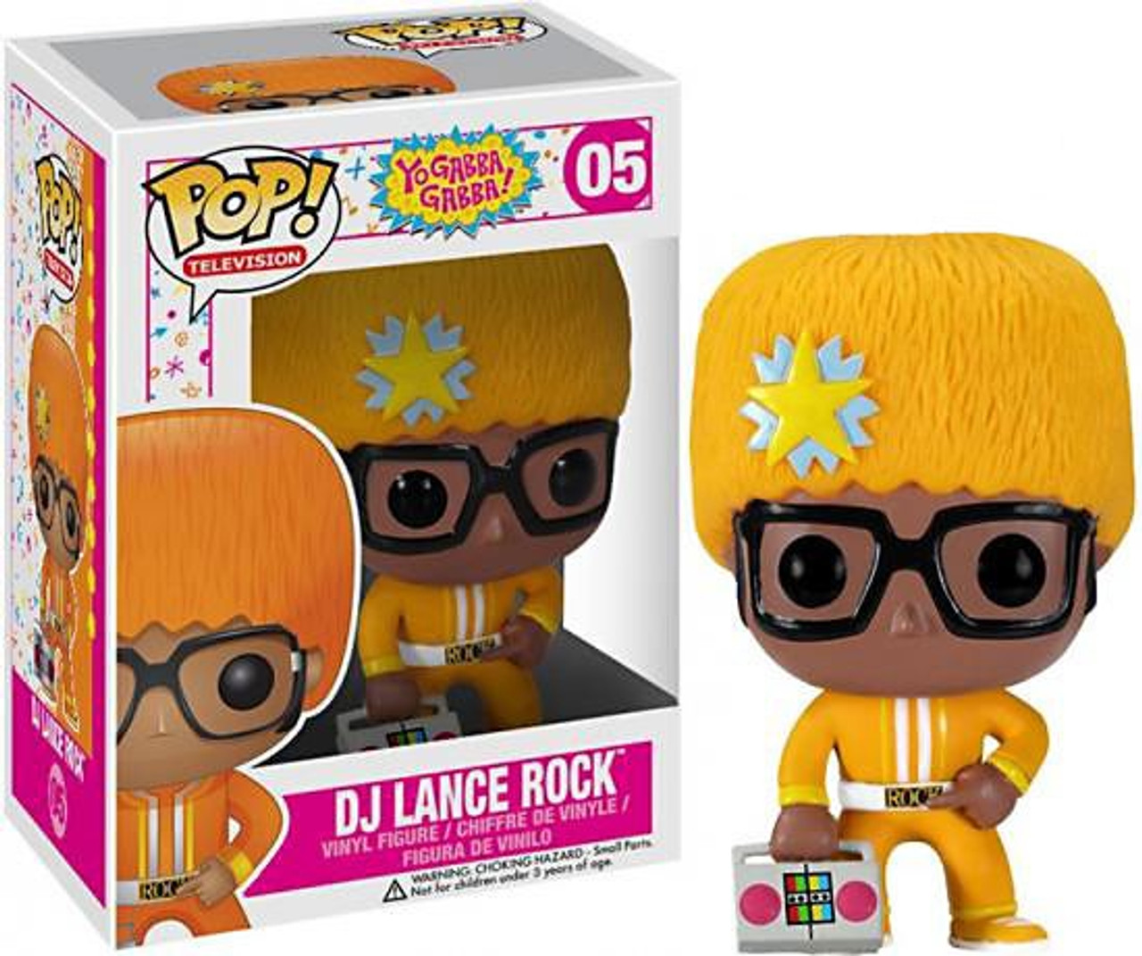 Yo Gabba Gabba Funko POP! TV DJ Lance Rock Vinyl Figure #05