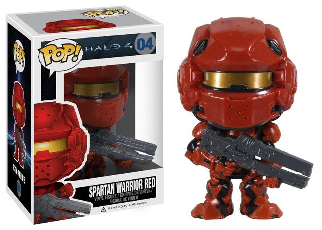 Halo 4 Funko POP! Halo Spartan Warrior Red Vinyl Figure #04