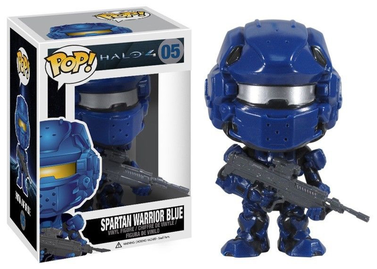 Halo 4 Funko POP! Halo Spartan Warrior Blue Vinyl Figure #05