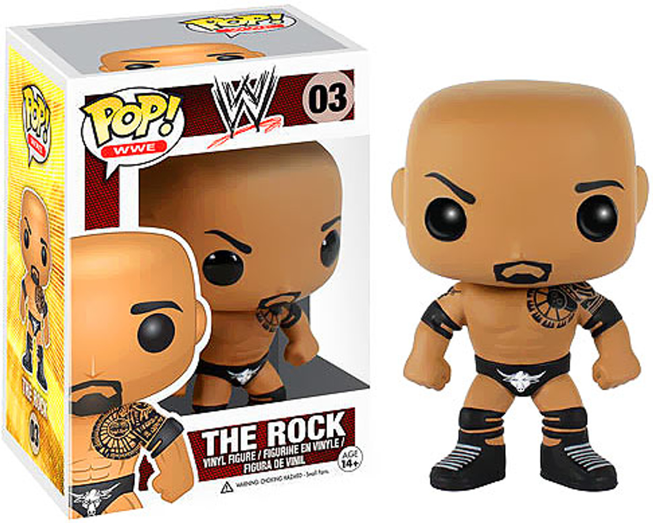 WWE Wrestling Funko POP! The Rock Vinyl Figure #03