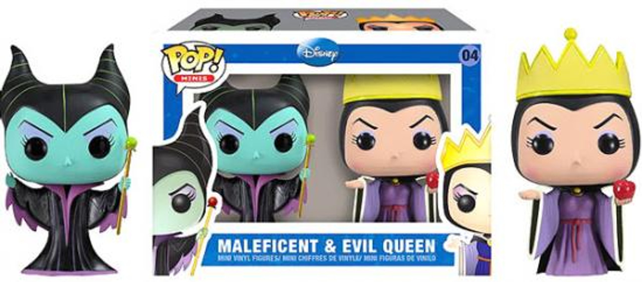 Sleeping Beauty Funko POP! Disney Maleficent & Evil Queen Mini Figure 2-Pack #04