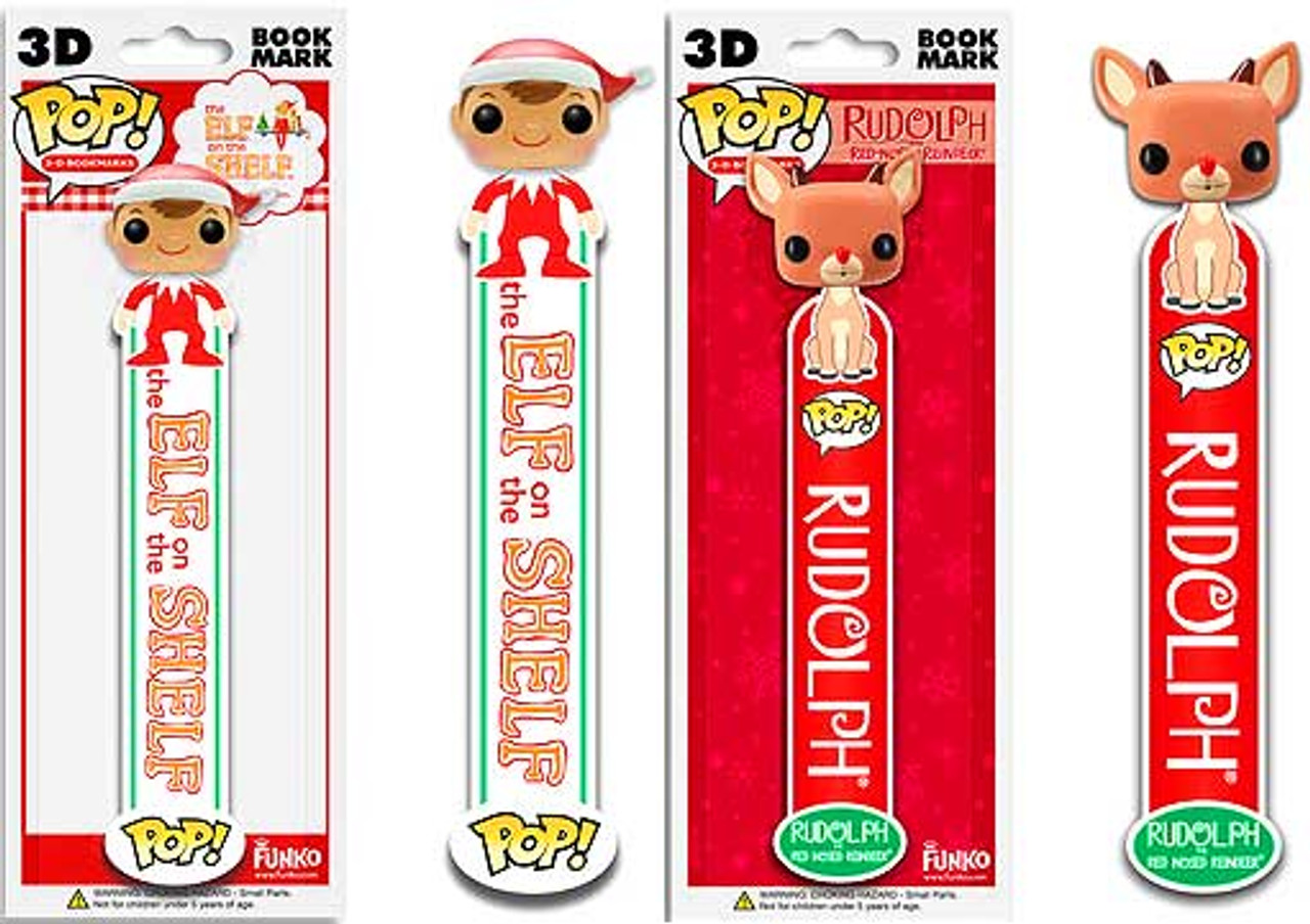 The Elf on the Shelf Funko POP! Holidays Elf & Rudolph Bookmarks