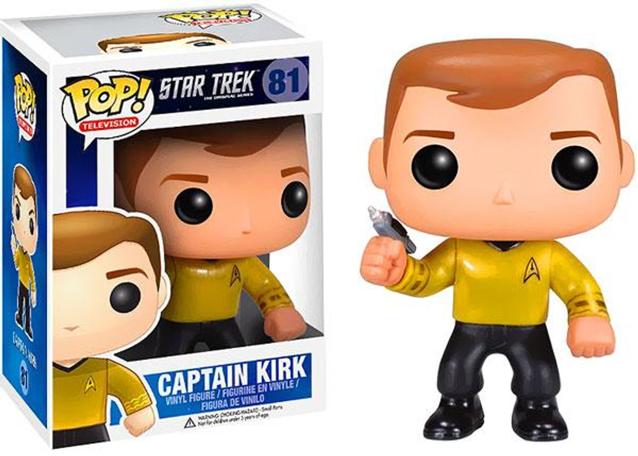 Star Trek The Original Series Funko POP! TV Captain Kirk Vinyl Figure #81