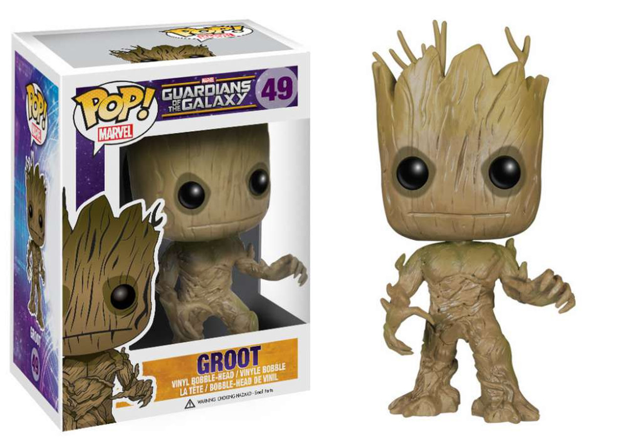 Guardians of the Galaxy Funko POP! Marvel Groot Vinyl Bobble Head #49