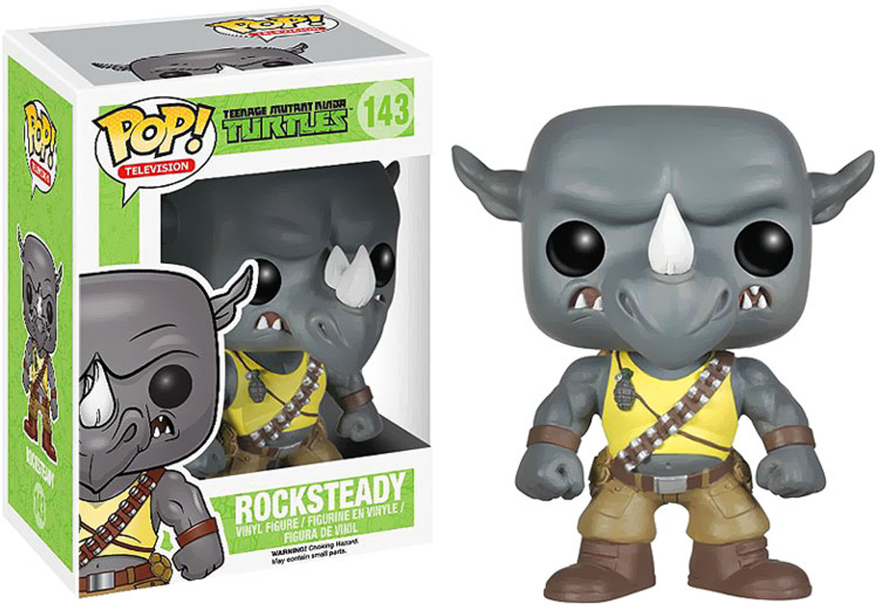 Teenage Mutant Ninja Turtles Funko POP! TV Rocksteady Vinyl Figure #143