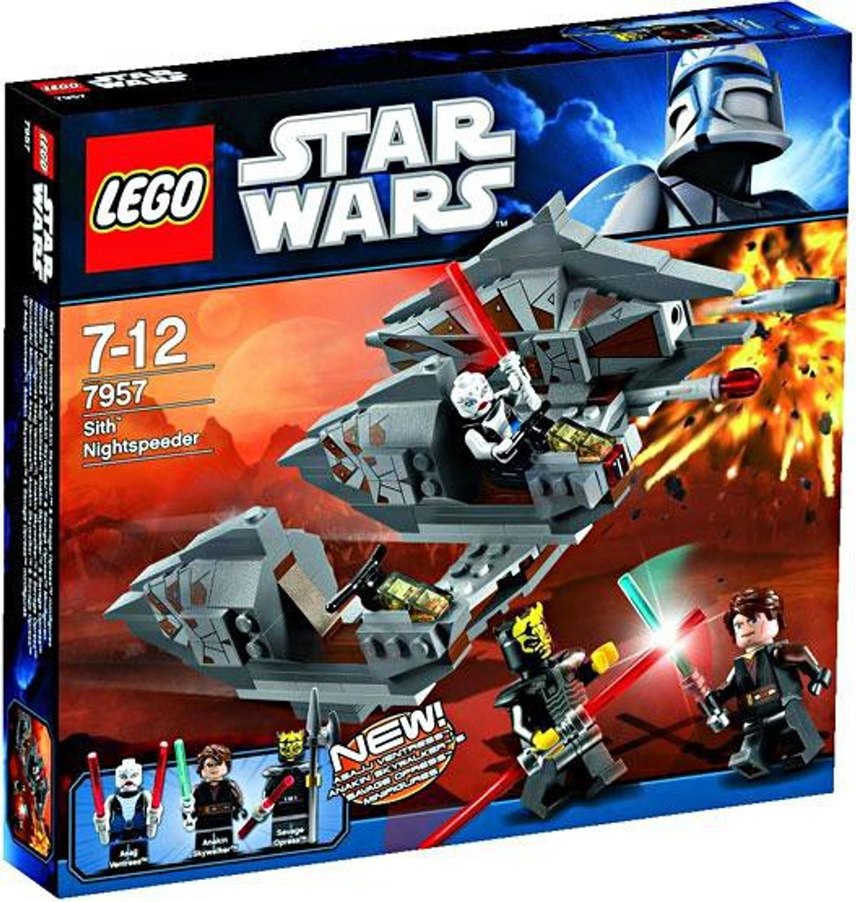 LEGO Star Wars The Clone Wars Sith Nightspeeder Set #7957