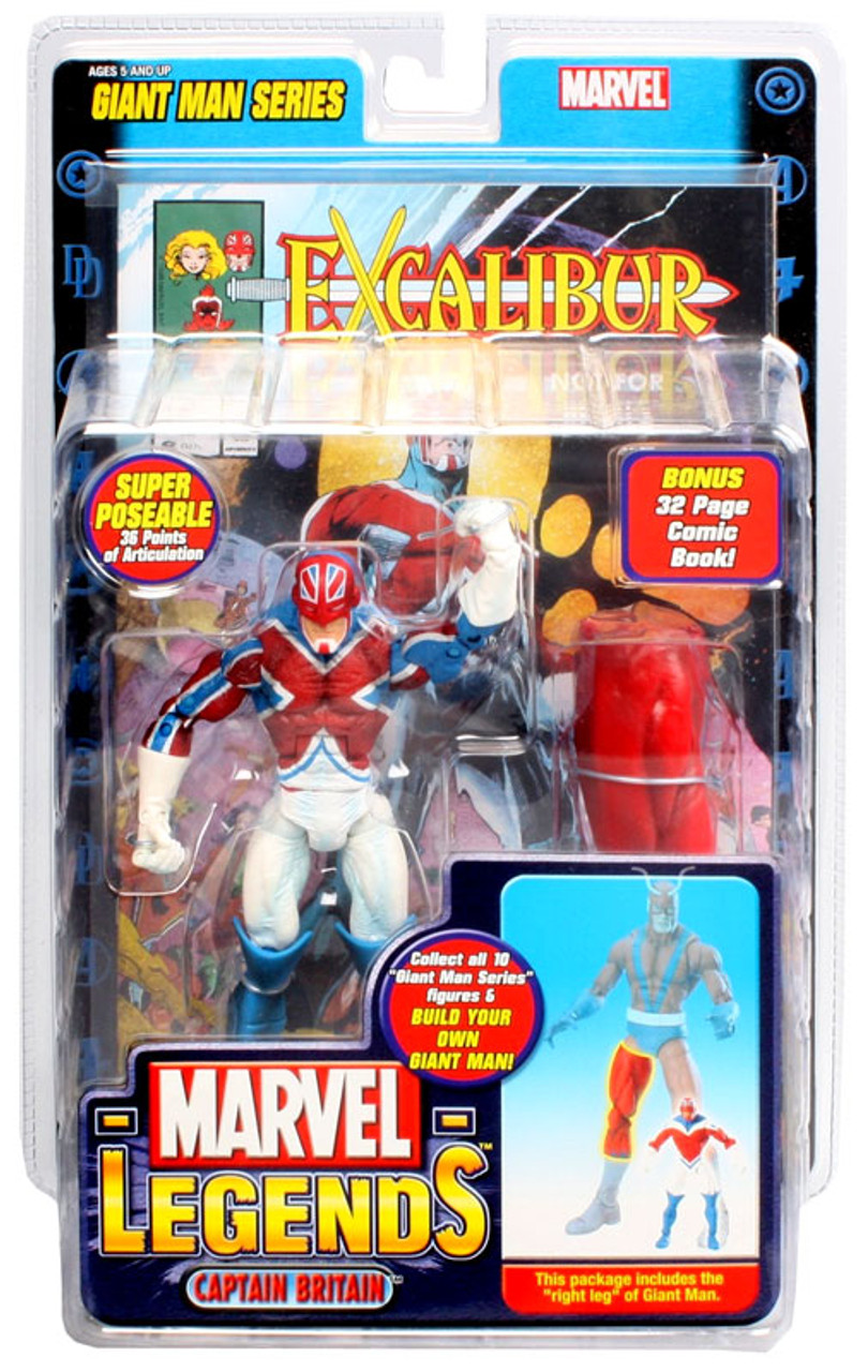 Marvel Legends Giant Man Build A Figure Captain Britain Exclusive Action Figure