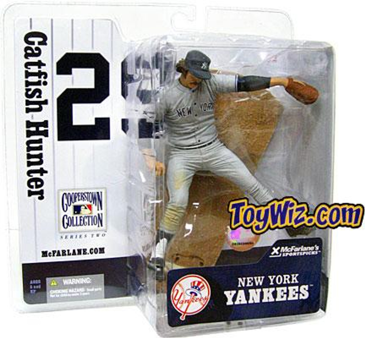 McFarlane Toys MLB Cooperstown Series 2 Jim Catfish Hunter Action Figure