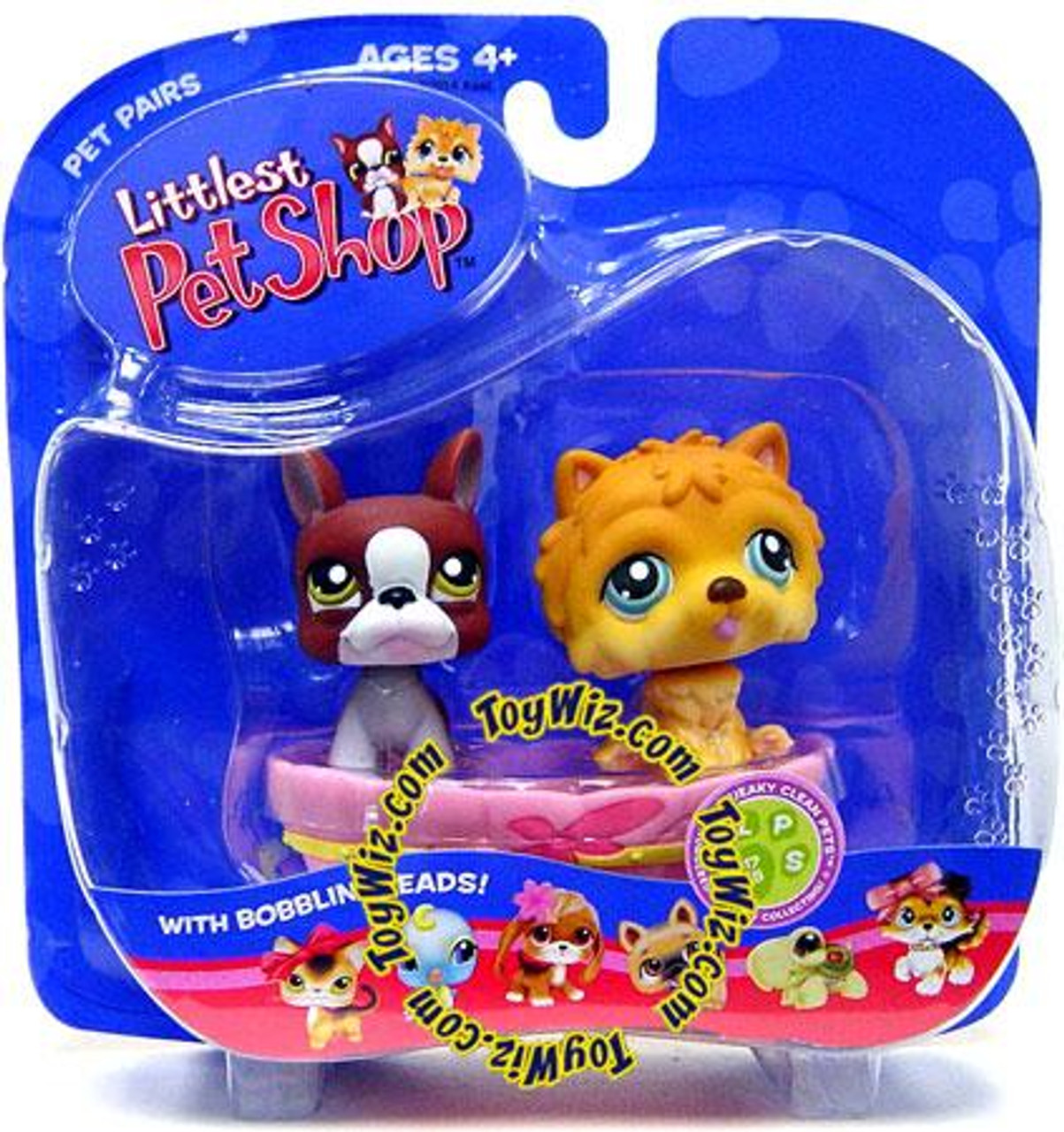 Littlest Pet Shop Pet Pairs Boxer & Chow-Chow Figure 2 Pack