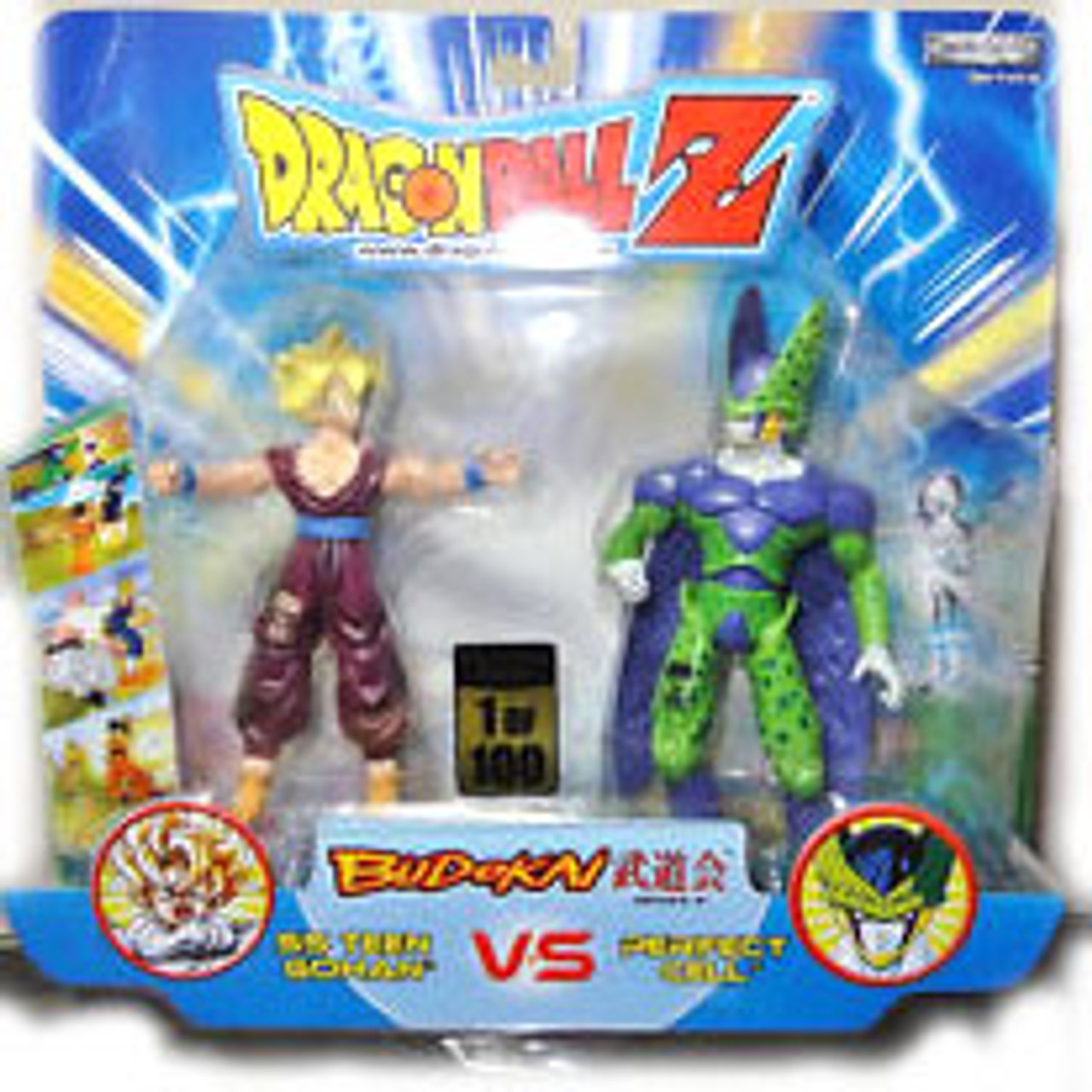 Dragon Ball Z Budokai Battles Teen Gohan vs. Perfect Cell Action Figure 2-Pack