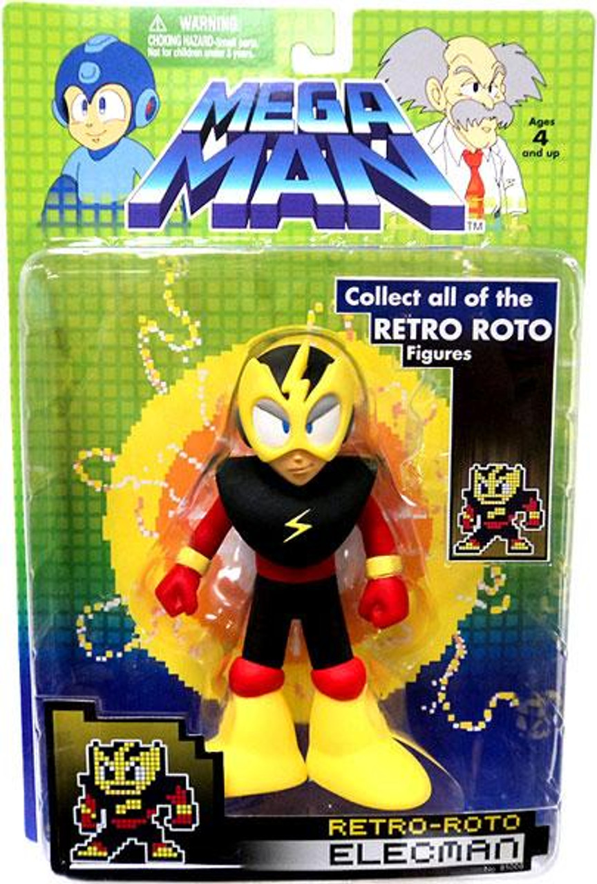 Mega Man Series 1 Retro Roto Elecman Action Figure