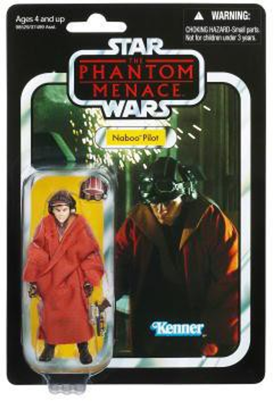 Star Wars The Phantom Menace Vintage Collection 2012 Naboo Pilot Action Figure #72