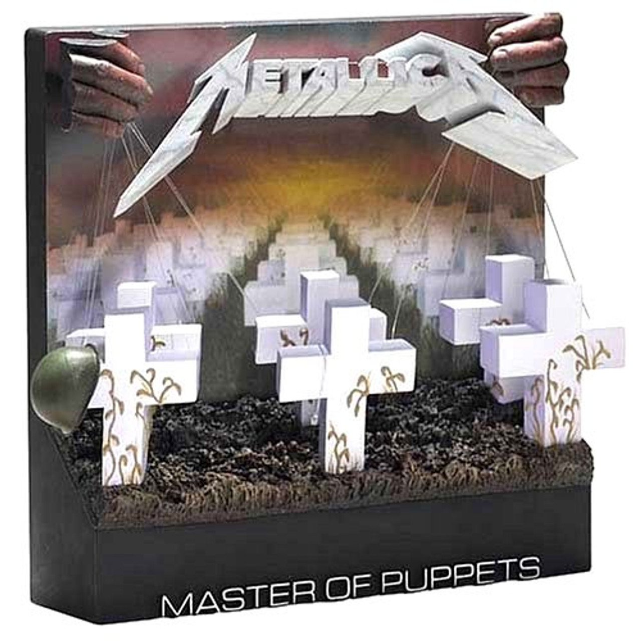 McFarlane Toys Pop Culture Masterworks Metallica Master of Puppets 3-D Album Cover