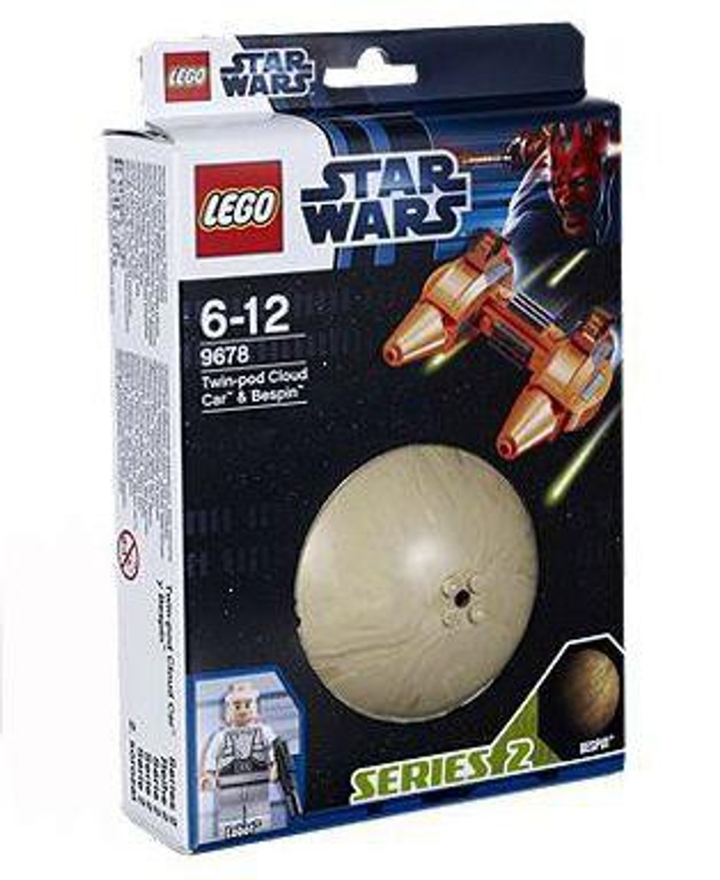LEGO Star Wars Empire Strikes Back Planets Series 2 Twin-Pod Cloud Car & Bespin Set #9678
