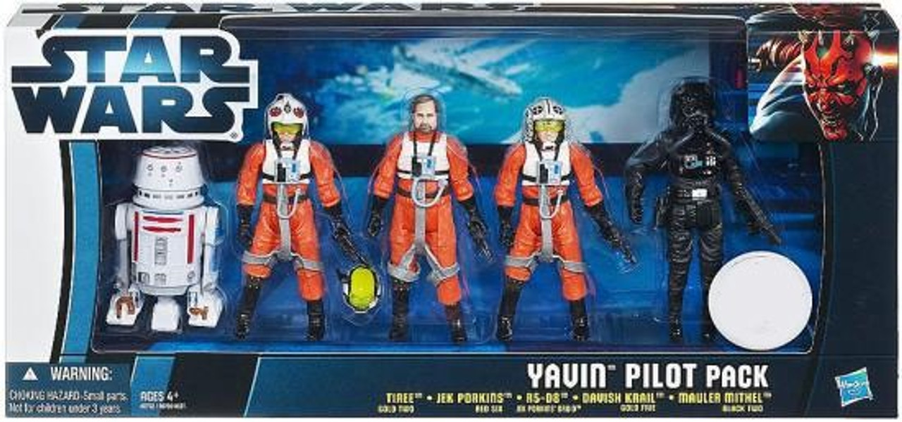 Star Wars Return of the Jedi Boxed Sets 2012 Yavin Pilots Exclusive Action Figure Set