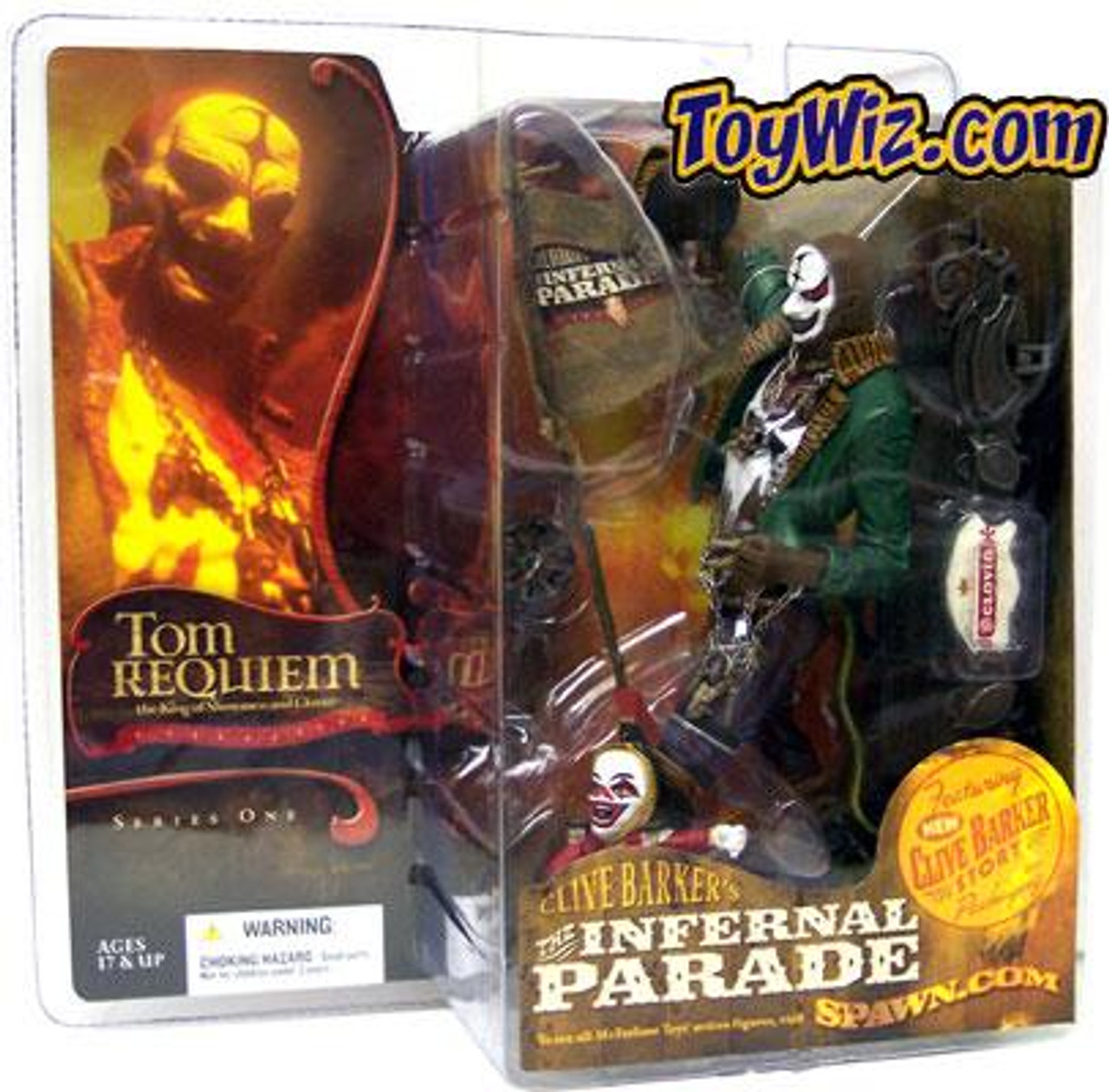 McFarlane Toys Clive Barker's The Infernal Parade Series 1 Tom Requiem the Ringmaster Action Figure