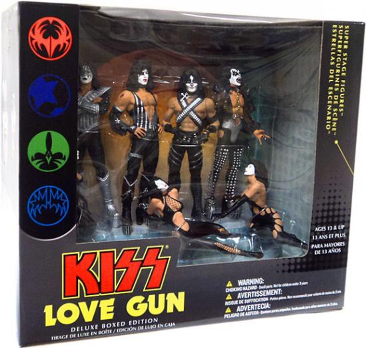 McFarlane Toys KISS Love Gun Action Figure Set