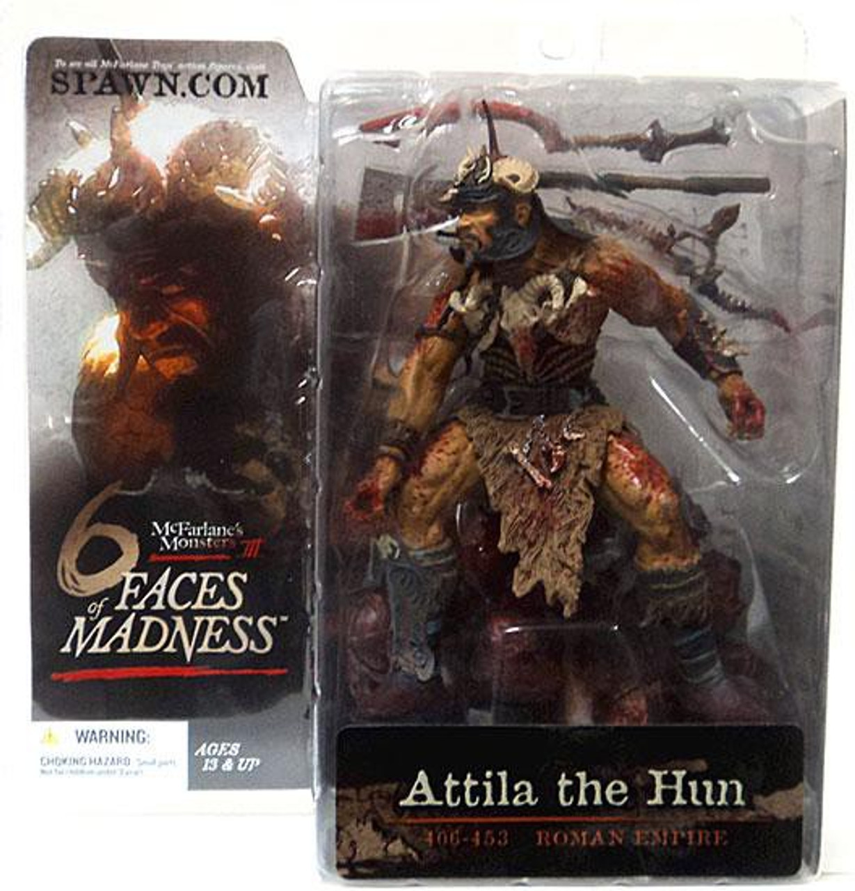 McFarlane Toys McFarlane's Monsters 6 Faces of Madness Attila the Hun Action Figure