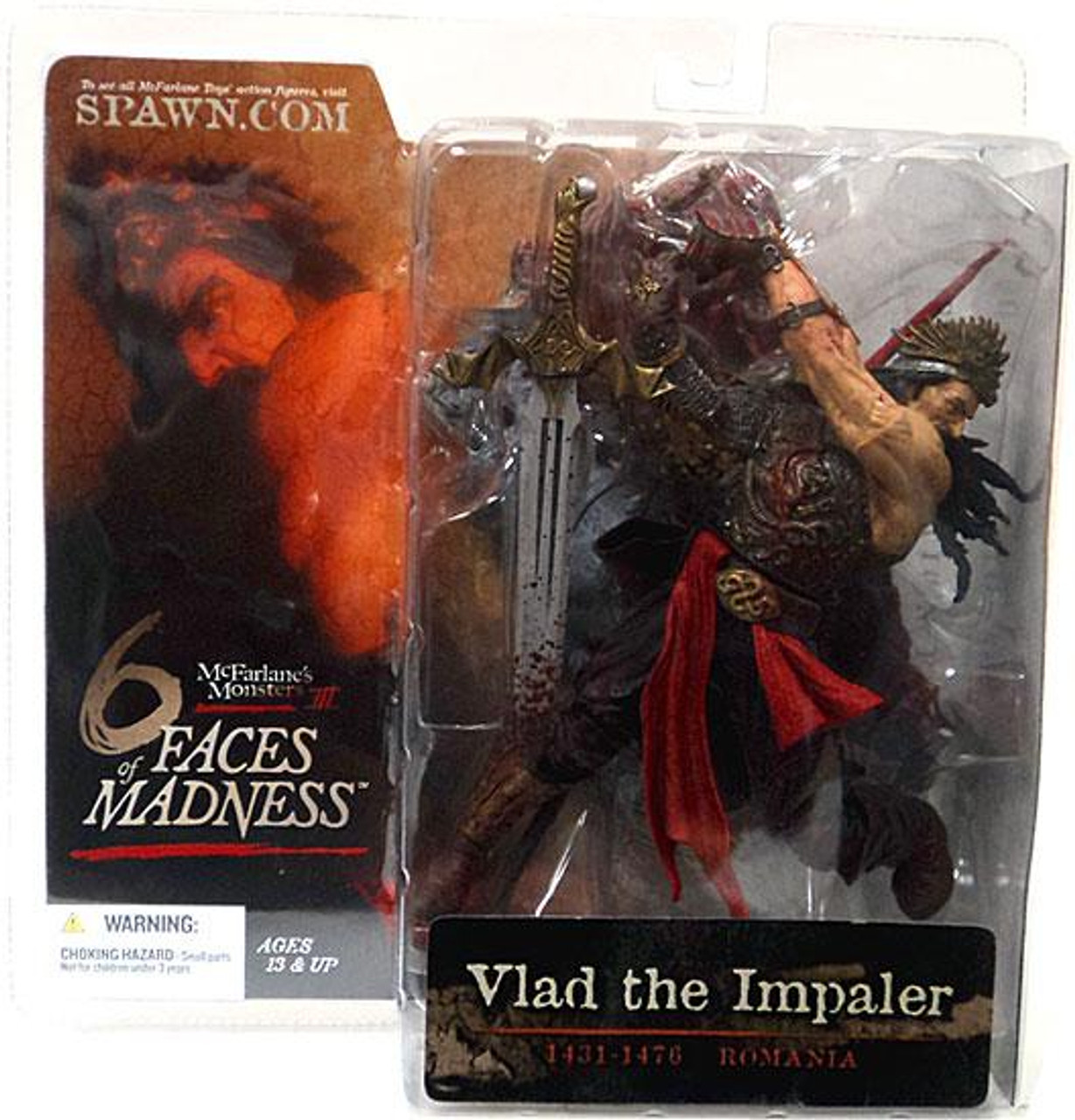 McFarlane Toys McFarlane's Monsters 6 Faces of Madness Vlad the Impaler Action Figure