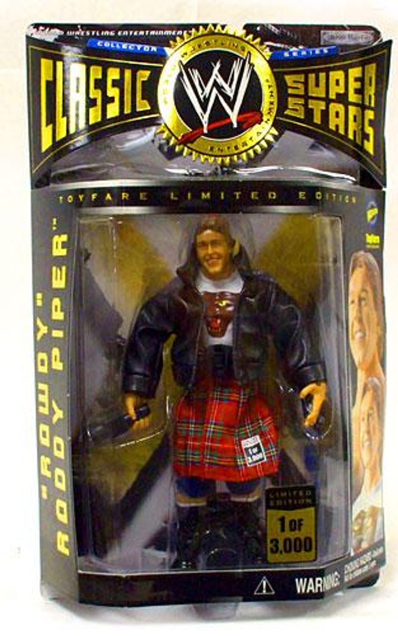 WWE Wrestling Classic Superstars Piper's Pit Rowdy Roddy Piper Exclusive Action Figure