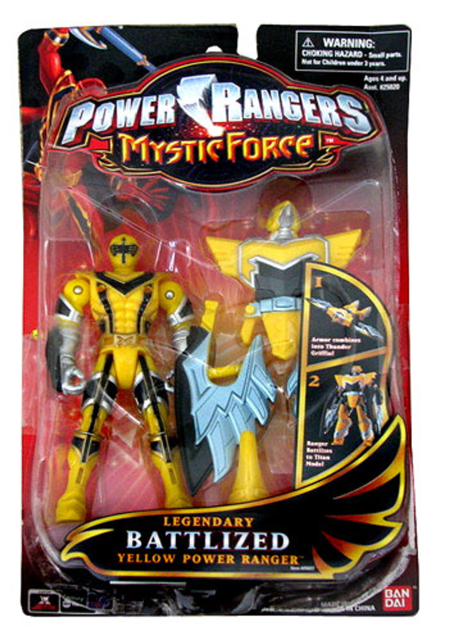 Power Rangers Mystic Force Legendary Battlized Yellow Power Ranger Action Figure