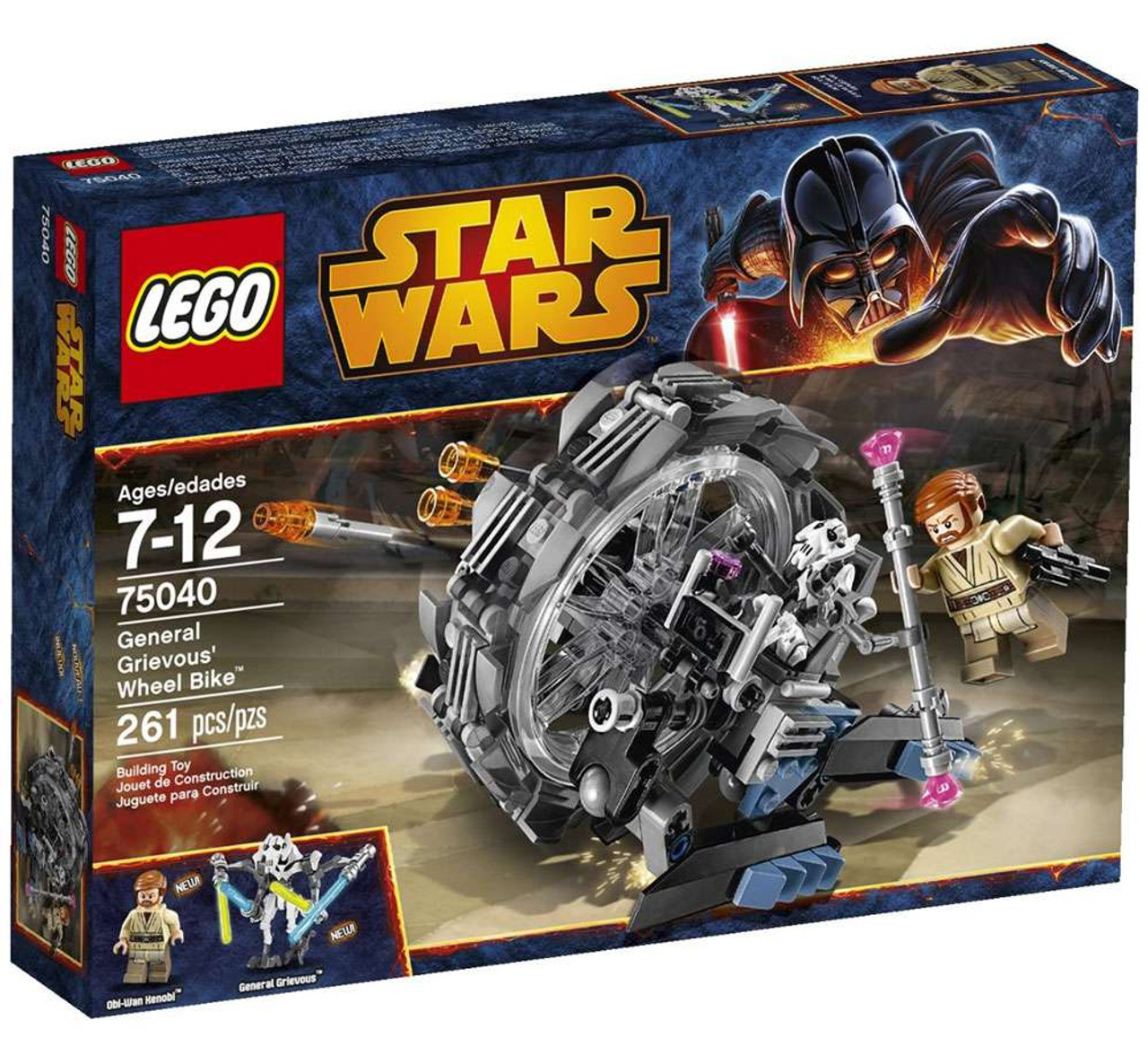 LEGO Star Wars Revenge of the Sith General Grievous Wheel Bike Set #75040