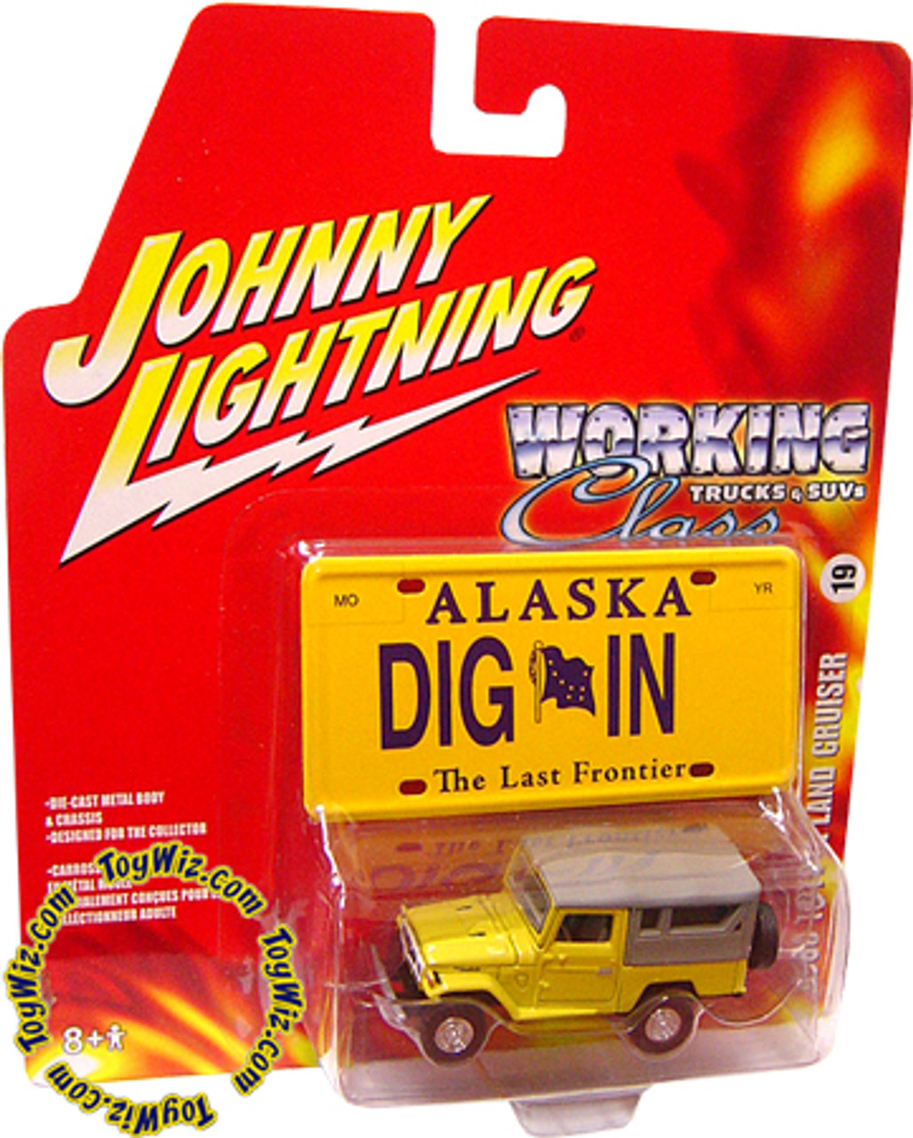Johnny Lightning Working Class Trucks & SUVs 1980 Toyota Land Cruiser BJ-44 Diecast Car