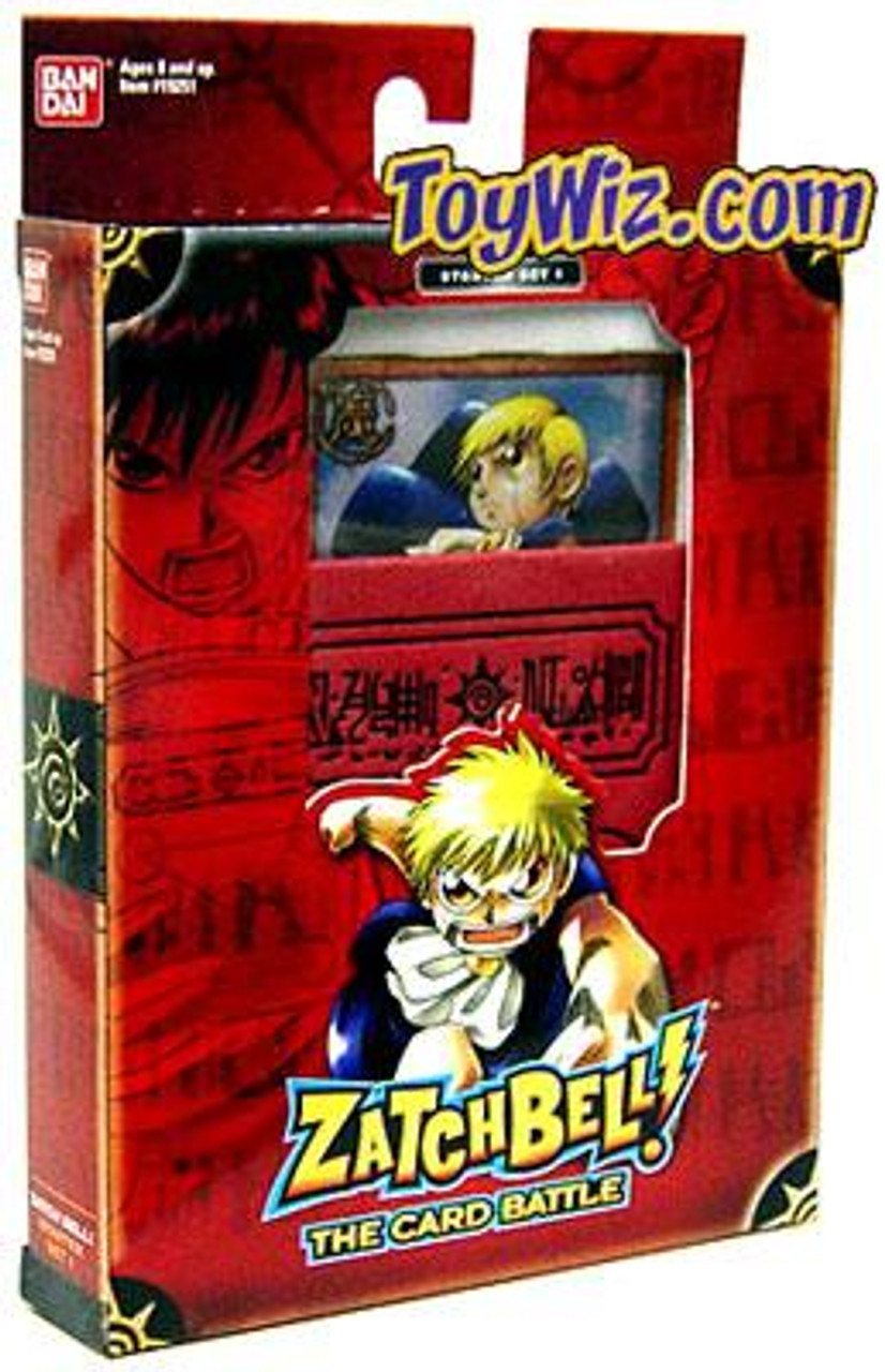 Card Battle Game Zatch Bell Theme Deck