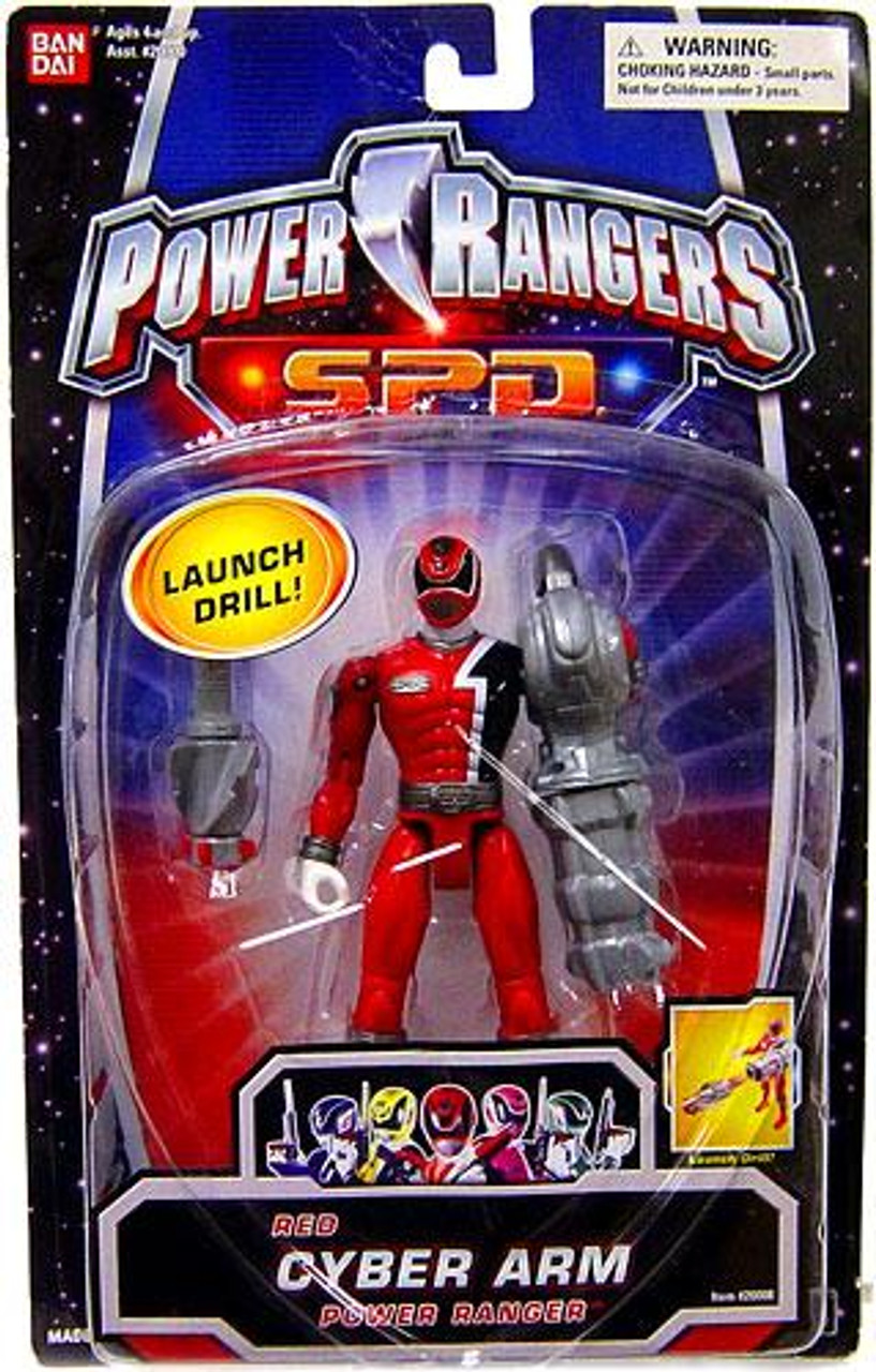 Power Rangers SPD Red Cyber Arm Power Ranger Action Figure