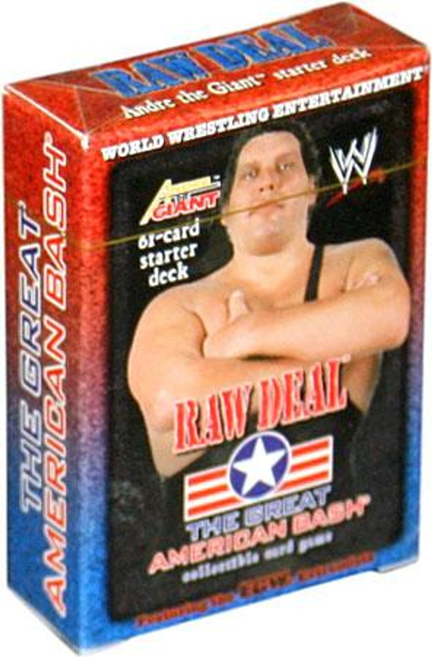 WWE Wrestling Raw Deal Trading Card Game The Great American Bash Andre the Giant Starter Deck