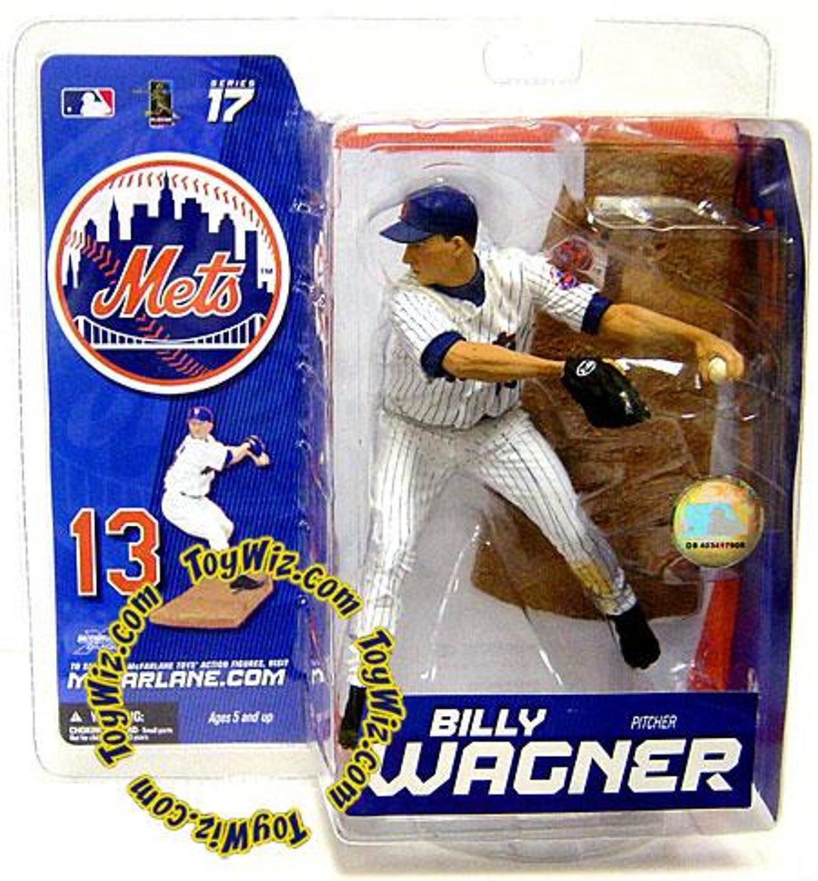 McFarlane Toys MLB New York Mets Sports Picks Series 17 Exclusive Billy Wagner Exclusive Action Figure