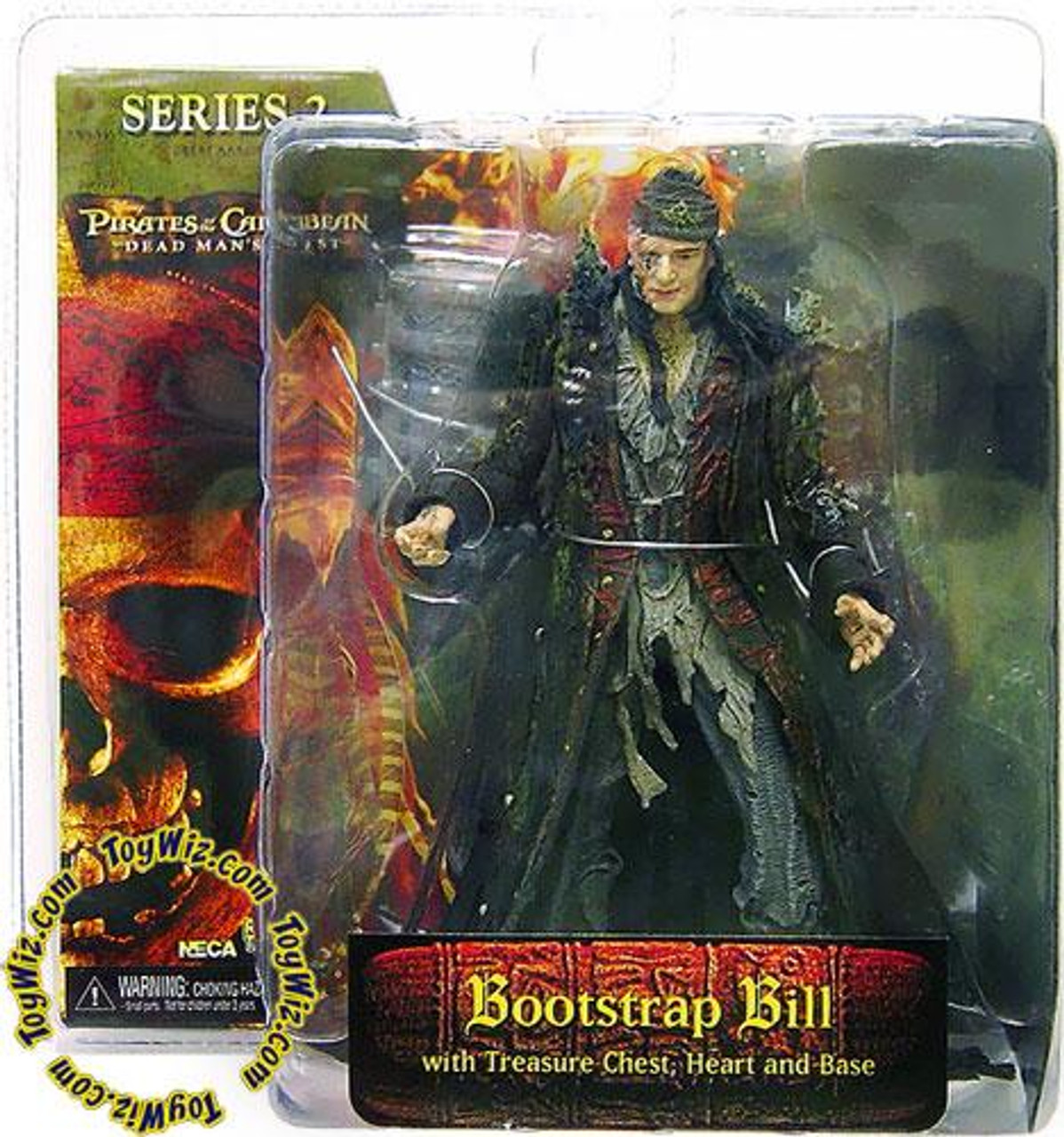 NECA Pirates of the Caribbean Dead Man's Chest Series 2 Bootstrap Bill Turner Action Figure