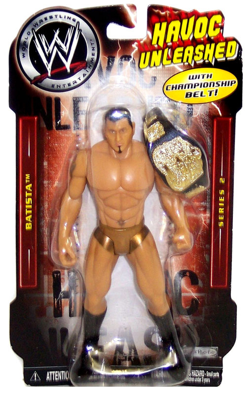 WWE Wrestling Havoc Unleashed Series 2 Batista Action Figure
