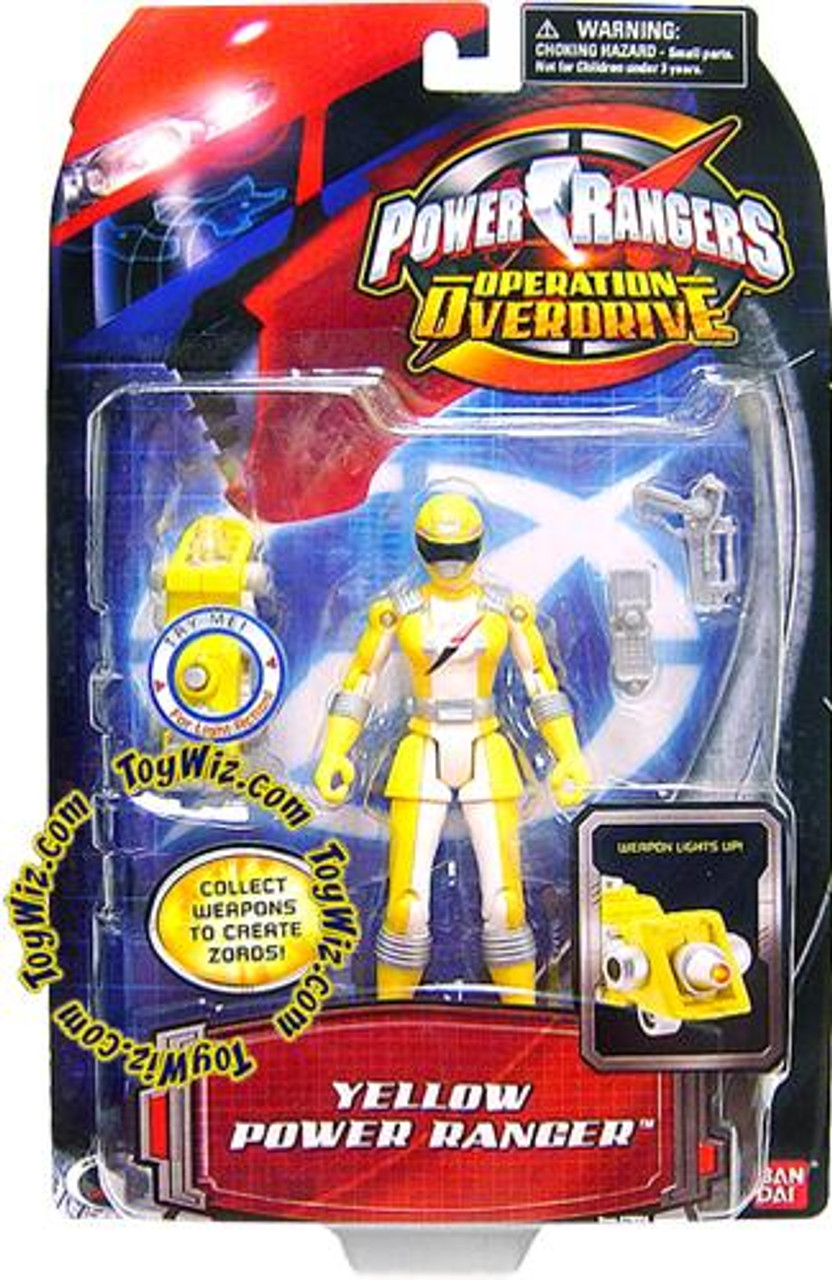 Power Rangers Operation Overdrive Yellow Power Ranger Action Figure