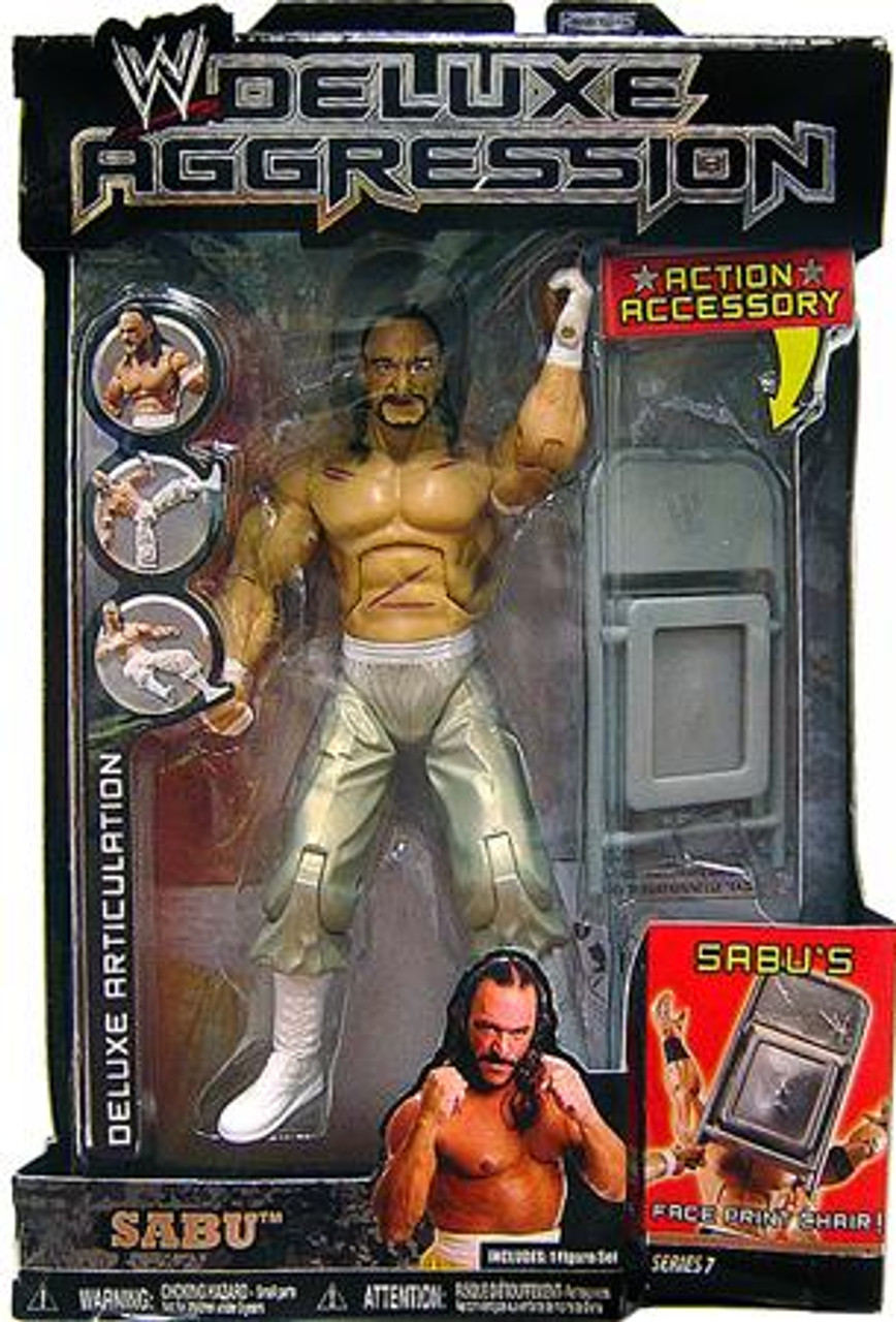 WWE Wrestling Deluxe Aggression Series 7 Sabu Action
