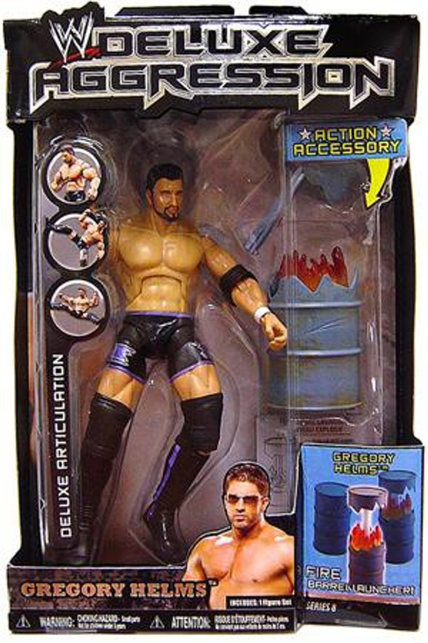 WWE Wrestling Deluxe Aggression Series 8 Gregory Helms Action Figure