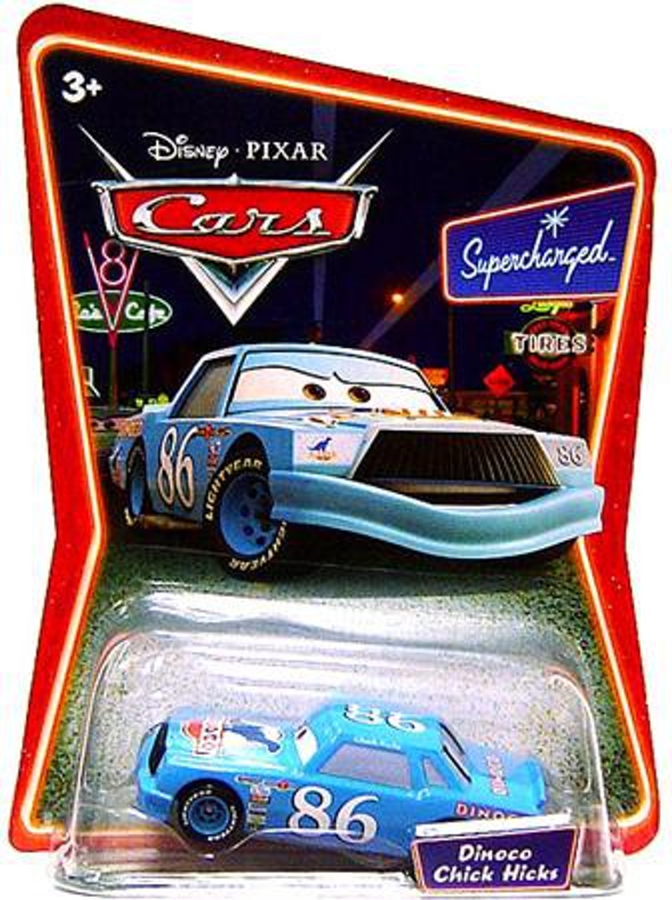 Disney Cars Supercharged Dinoco Chick Hicks Diecast Car
