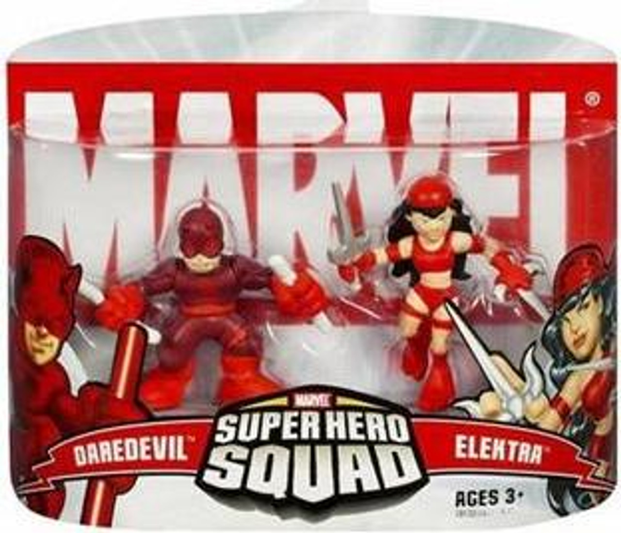 Marvel Super Hero Squad Series 2 Daredevil & Elektra Action Figure 2-Pack