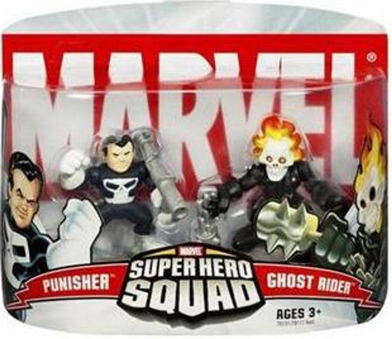 Marvel Super Hero Squad Series 2 Ghost Rider & Punisher Action Figure 2-Pack