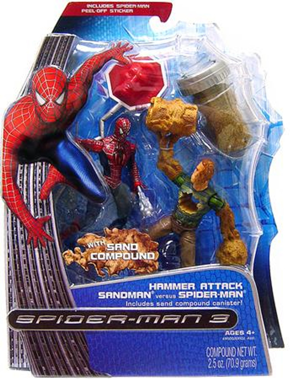 Spider-Man 3 Hammer Attack Sandman vs. Spider-Man Action Figure 2-Pack