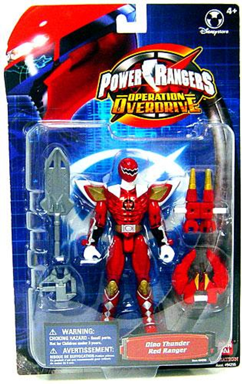 Power Rangers Operation Overdrive Dino Thunder Red Ranger Exclusive Action Figure