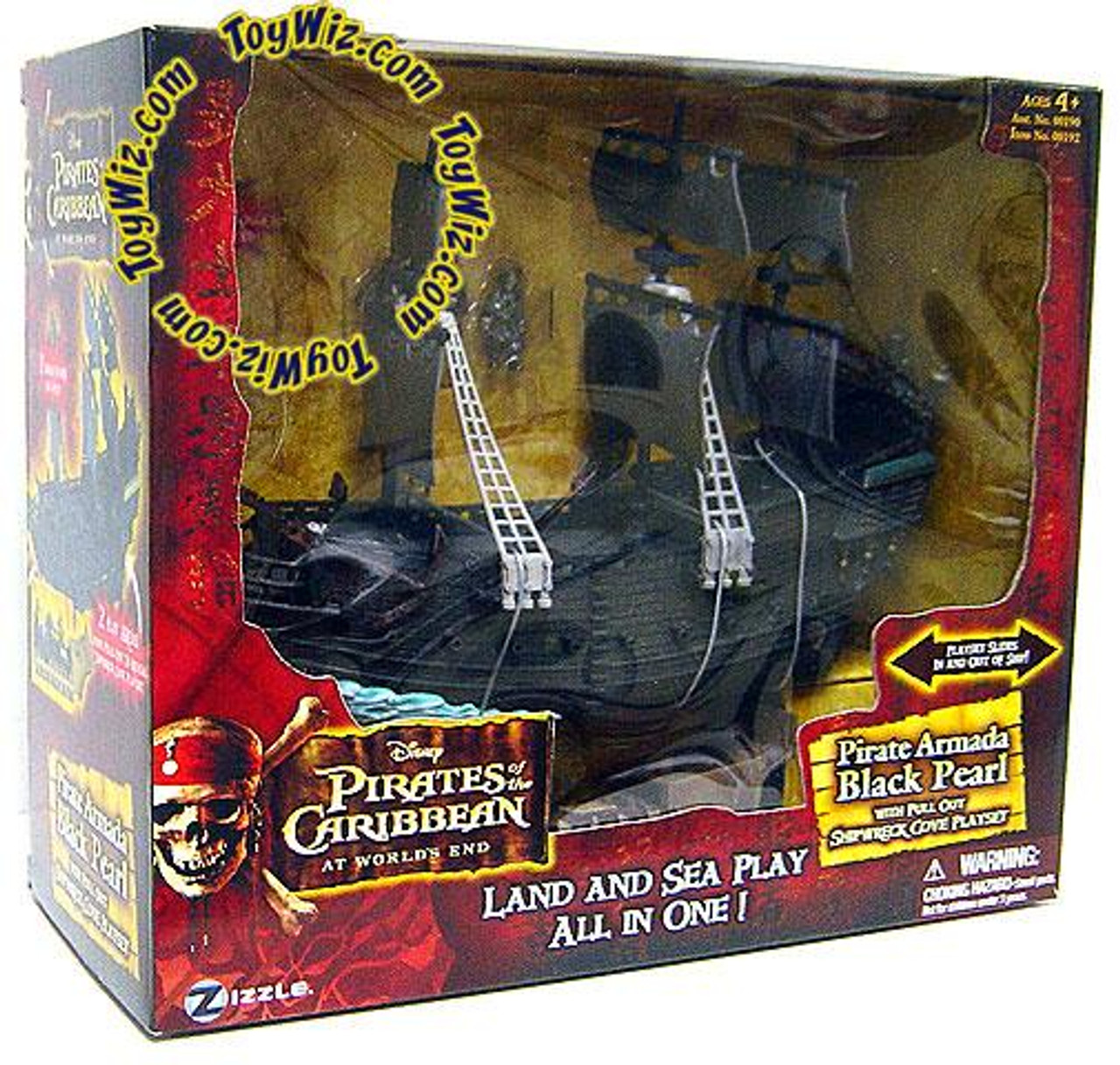 Pirates of the Caribbean At World's End Pirate Armada Black Pearl Micro Playset