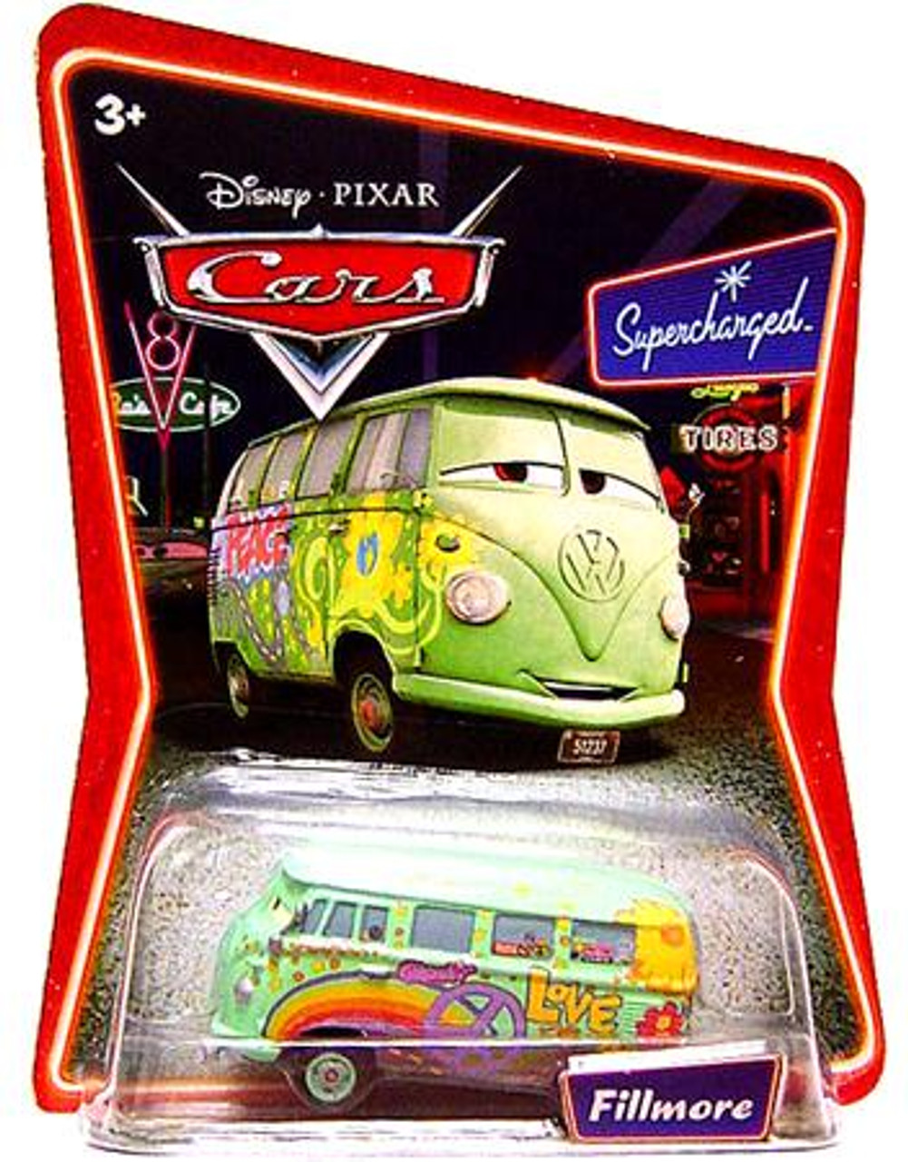 Disney Cars Supercharged Fillmore Diecast Car