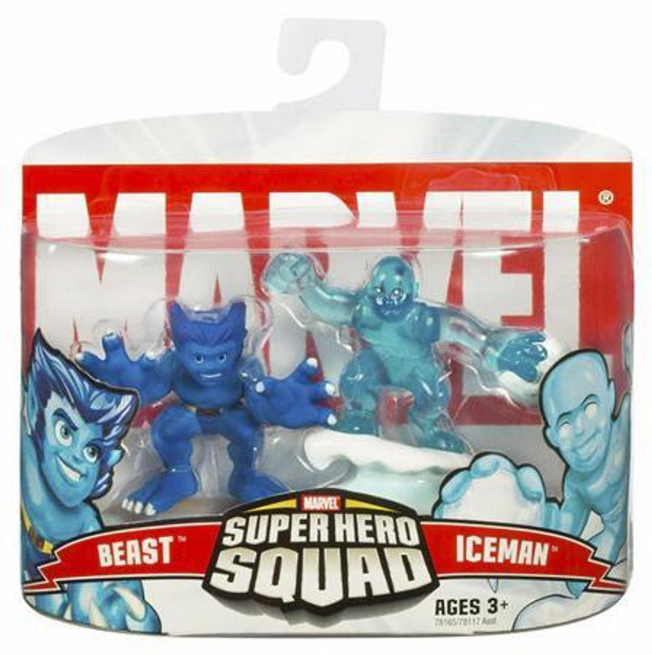 Marvel Super Hero Squad Series 4 Beast & Iceman Action Figure 2-Pack