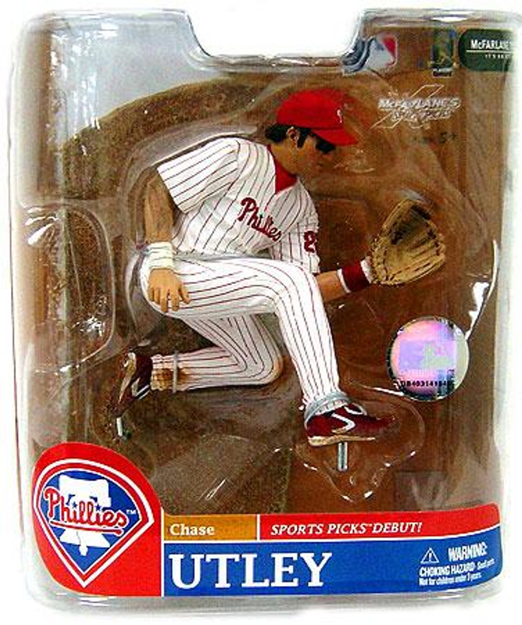McFarlane Toys MLB Philadelphia Phillies Sports Picks Series 20 Exclusive Chase Utley Exclusive Action Figure