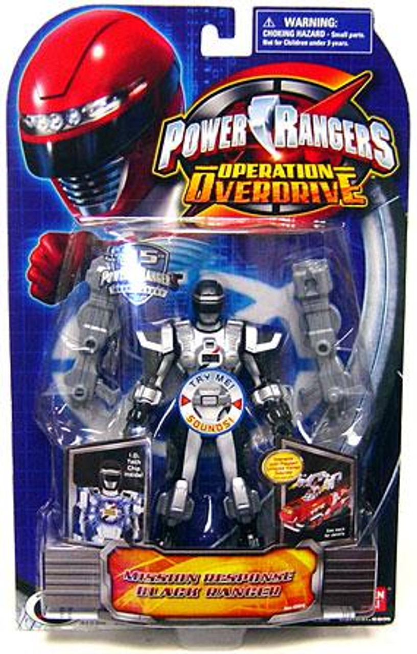 Power Rangers Operation Overdrive Mission Response Black Ranger Action Figure